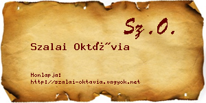 Szalai Oktávia névjegykártya